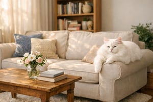 Professional upholstery cleaning on a fabric sofa in a Rock Hill SC home