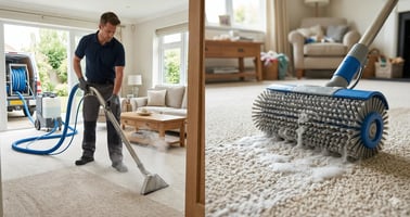 steam cleaning vs shampoo carpet cleaning